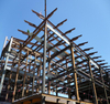 Steel Frame Structure Sandwich Panel Building Metal Frame Buildings Construction Decoration Building Material with I Beam