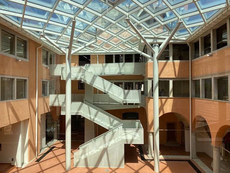 2025 Steel Structure Office Building Workshop Steelstructure Open Day at the New Mediateca Delle Dolomiti at Palazzo Crepadona