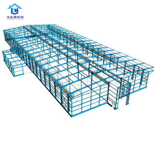 Customized Shed Wide-Span Roof Industrial Steel Structure Warehouse Workshop Carport Garage Buildings Structure Building