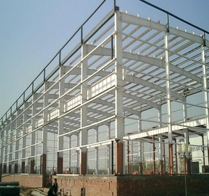 Low Price Steel Prefab Warehouse Structure Prefabricated Metal Factory Building Exhibition Hall Design Building Materials Q355B