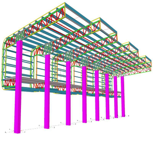 High Quality Cheap Prefab Steel Structure Workshop Warehouse Metal Shed Buildings Construction Engineering Project Manufacturer