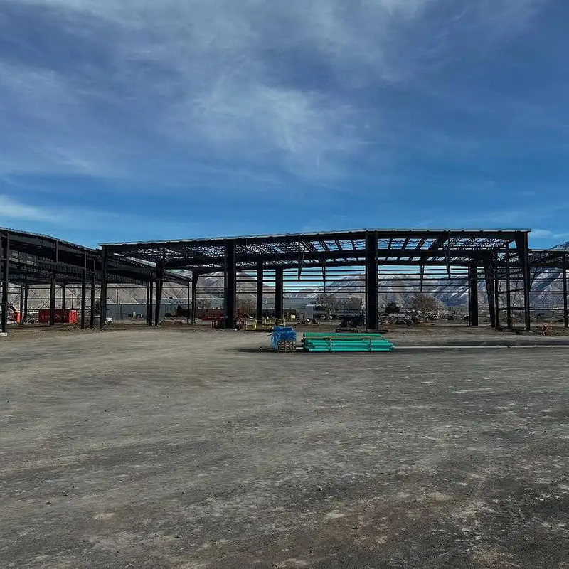 2025 Steel Structure Office Building Patey Aviation Bldg. D 44,000 SF. PEMB Big Bay System. Pre-engineered Meets Conventional