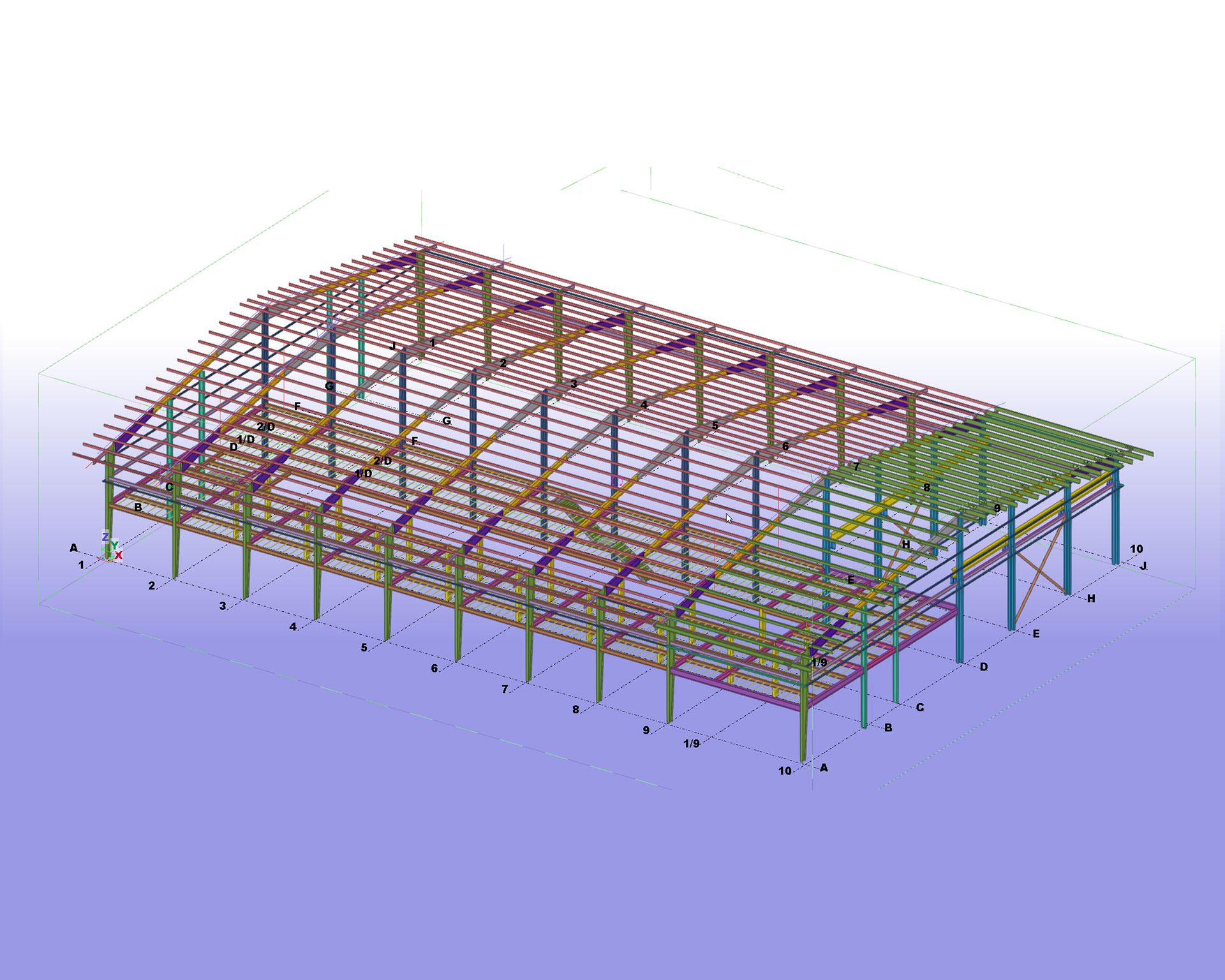 10,000 sq ft Metal Warehouse