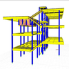 2024 Galvanized Less Rust Portal Frame Small Steel Frame Hangar for Storage and Maintenance