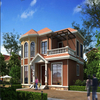 High Quality Furnished Luxury Galvanized Steel Structure Steel Frame House Prefabricated Light Weight Steel Villa