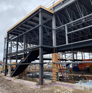 structural steel beam line