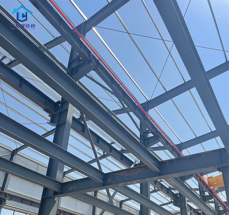 Heavy Crane for Prefabricated Steel Structure Building Prefab Warehouse Workshop Storage Hangar Shed Building Manufacturer