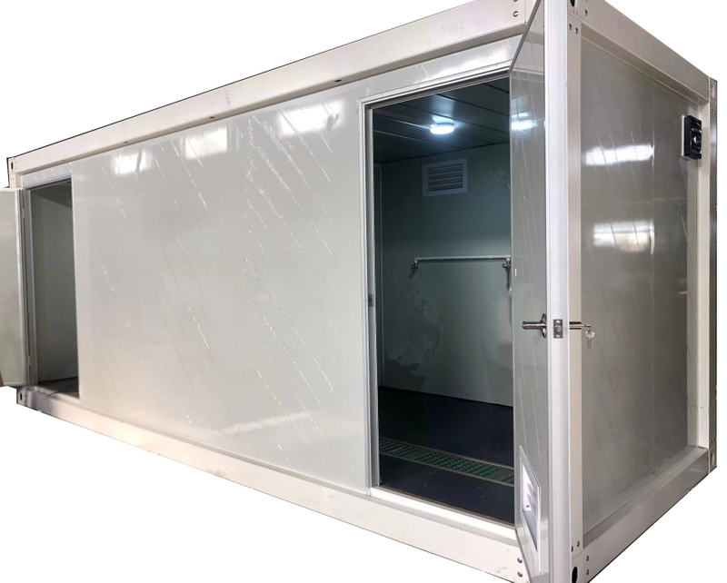 2025 Prefabricated Modular Container House Quick Installation Rockwool Sandwich Panel Container House of Construction Site