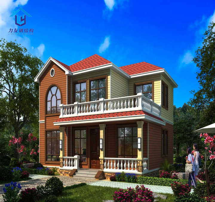 Low-Cost Prefab Light Gauge Steel Structure Frame Prefabricated Building Houses Modular Luxury Villa for Sale