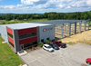 2025 New Factory Expansion Construction Update a 12000 square Foot Building with a Single Slope Roof Made of 52.16 Tons of Steel