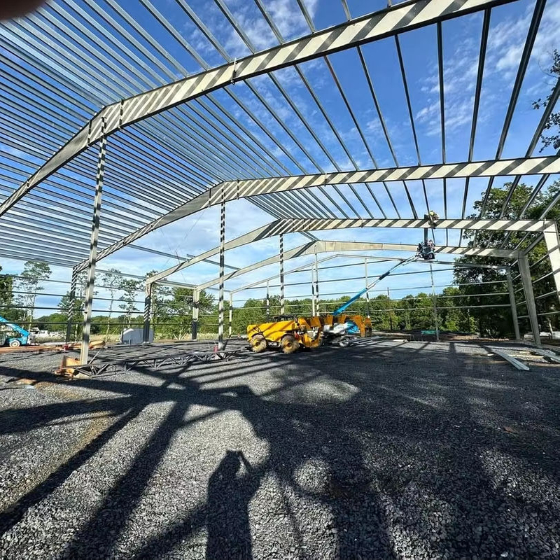 2025 New Factory Expansion Construction Update the Metal Building Frame Is Rising, Bringing Our Vision to Life