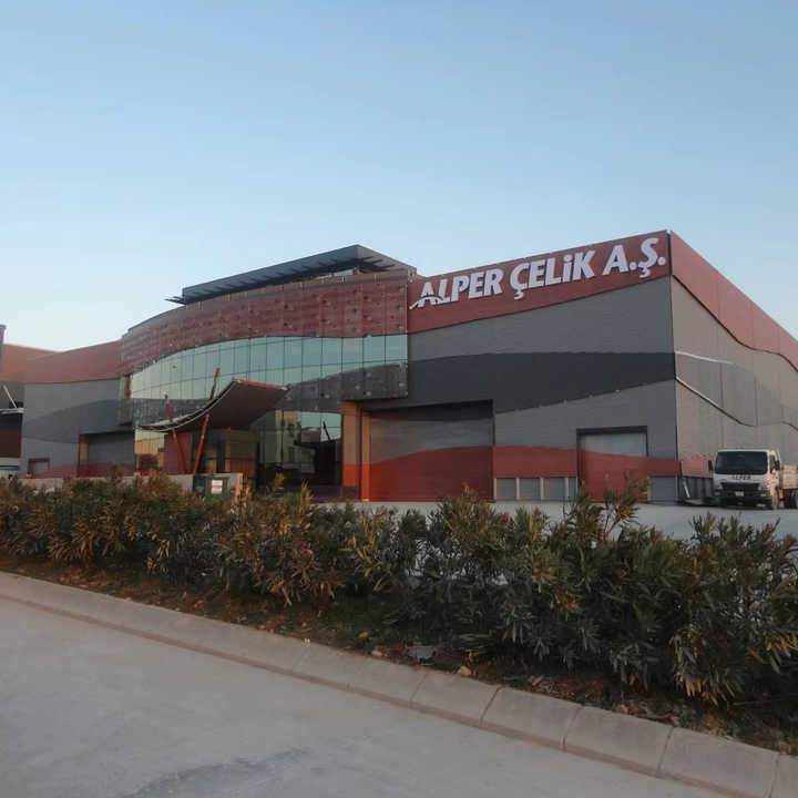 2025 Alper Celik Completed Steel Factory Workshop Projects Company Construction Type INDUSTRIAL CONSTRUCTION Amount 210 Tons