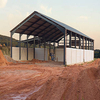 2024 Thermal Insulation Prefab Animal Shed Steel Structure Sheep/Cattle/Pig/Cow Shed Chicken Farming House