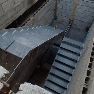 2025 Assembly Service Stairs Carry Out From the Project Cutting Bending Welding and Assembly We Are a Comprehensive Company