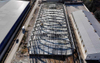 2025 a Multi Purpose Hall Steel Building Curved Roof Steel Building 40 Meter Width Clear Span 110 Meter Length