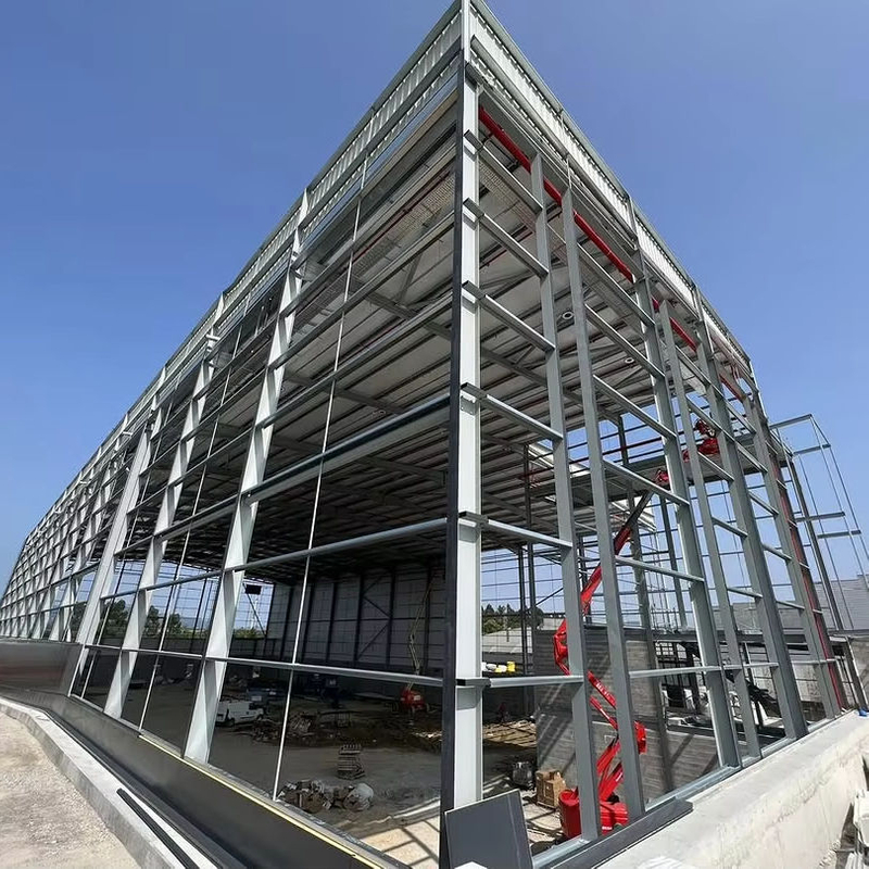 2025 Another Successful Workshop Project Factory Construction Works Metal Structure Engineering Quality Steelstructure Facades
