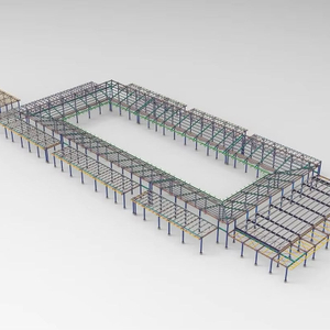 2025 OFFICE PROJECT Steelconnections Lightsteelstructure Steelconstruction Steelstructure 3dmodel Prefabricated Prefabrication