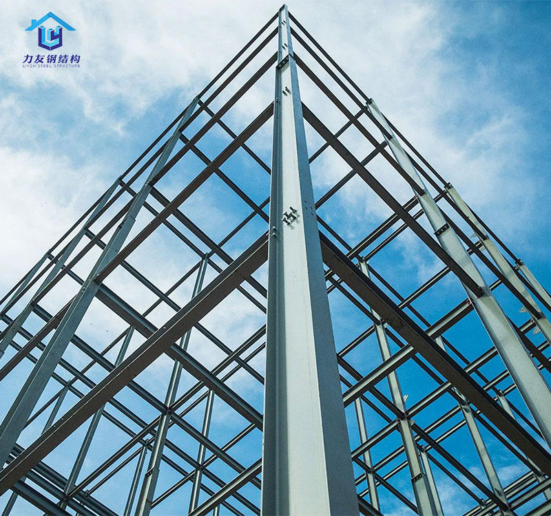 Steel Structure Building Design Light Weight Metal Recyclable Professional Steel Frame Structure Workshop