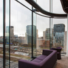 2025 Ully Glazed Corners of 12 Meters High Interrupt the Meandering Aluminium Canopies of Two Remarkable Office Towers