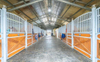 2025 Indoor Arena and Stable Complex on the Layout Entryway Placement for Stables Positioned at a 90-degree Angle to the Arena