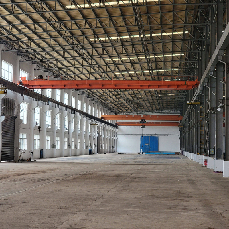 Large Space SHS RHS CHS Steel Structure Workshop Buildings Multi-Layer Prefab Metal Building Warehouse with Crane