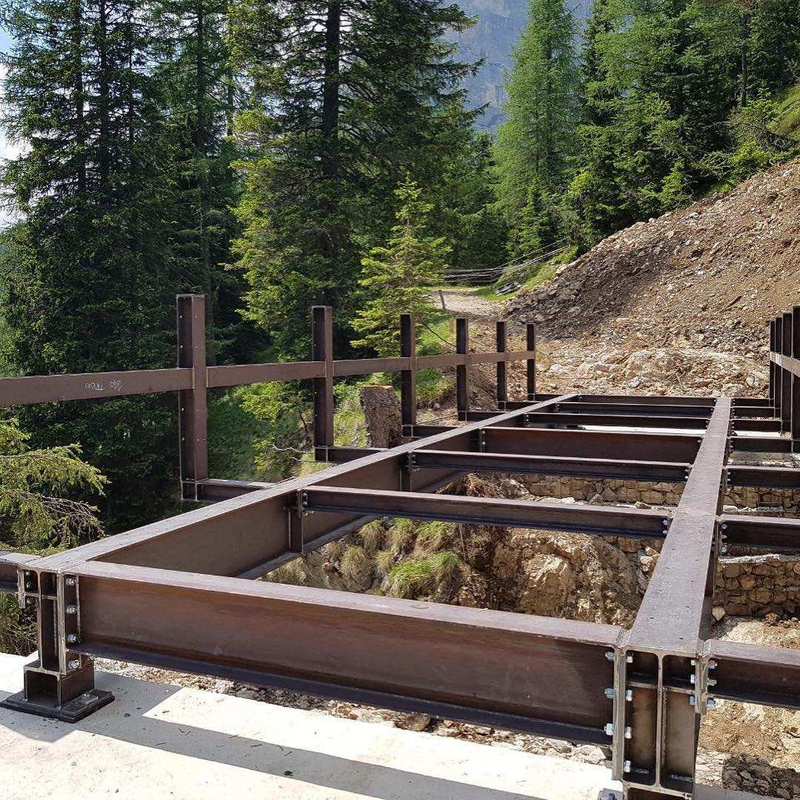2025 Steel Structure Footbridge Path 471 Vodo Di Cadore_BL Structural Design and Works Management