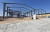 2025 Purlin Installation on Rafters 2 Span, 2 Floors, 50 Meters Wide Steel Frame Warehouse Steel Frame Installation in Progress