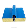 Rockwool Sandwich Roof Panel for Prefabricated Building Custom Steel Structure Warehouse Workshop Shed Building Material