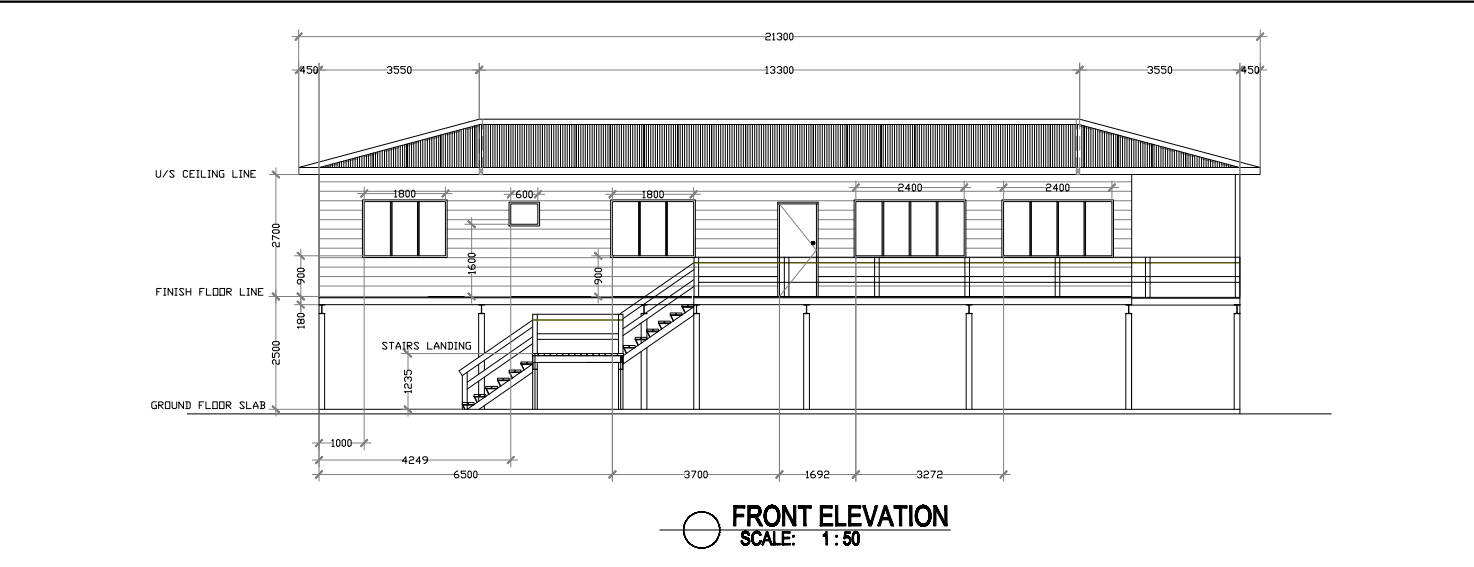 light steel house drawing 