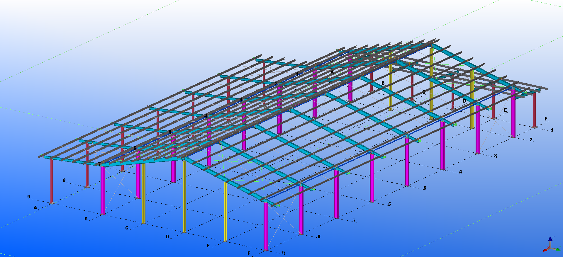 drawing of Prefab Warehouse