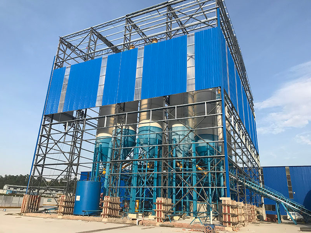 Steel Workshop Building for Highway Bar Processing in China