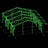 2024 Q355b With Crane Beam for Lifting and Moving Steel Framing Factory/Warehouse