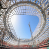 2024 Prefabricated Building Fast Installation Structural Steel Dome/Arch Roof For Hangar Gym/Stadium