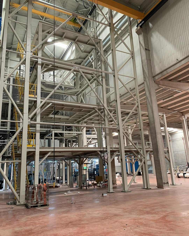 2025 Storehouse Warehouse Depot Depository Depositary Wareroom Steel Construction Machine Platform Project in Gaziantep 5th OSB
