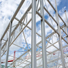 2025 Large Space Steel Frame Construction Factory With Mezzanine