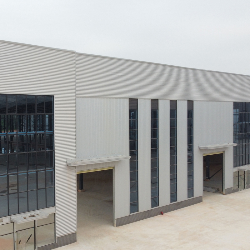China Prefab Steel Framework Warehouse Building Light Steel Structure Workshop Storage Shed Hangar with Panels