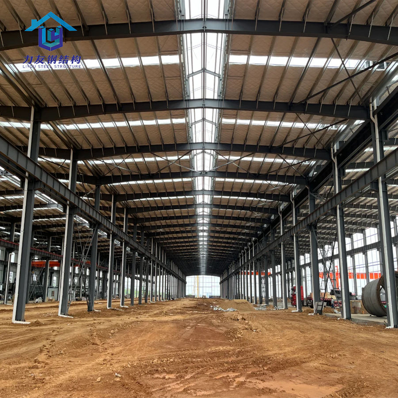 2025 Pre-engineered Construction Industrial Metal Materials Shed Warehouse Workshop Plant Steel Framing Building