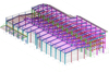 2024 Large Clear Span Strong Steel Column Prefabricated Building Multi-Storey Steel Structure Construction