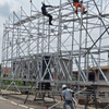 Steel Structure Custom Outdoor Galvanized Maintenance Advertising Business Sign Billboard in Ghana