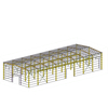 Prefab Steel Space Frame Modular Light Steel Structure Construction Industrial Metal Materials Warehouse in Guyana