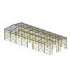 Prefab Steel Space Frame Modular Light Steel Structure Construction Industrial Metal Materials Warehouse in Guyana