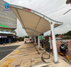 Wind And Snow Resistance Car Cover Carport with Arched Roof Aluminum Carport Canopy Garages Canopies Carports
