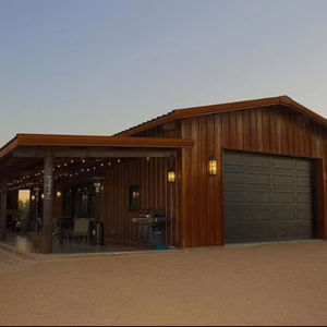 2025 Steel Building Homes Residential Project Measures 60X25X12 With a 60X14 Lean-to Addition Black Uncoated Steel Appearance