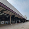 Metal Frame Construction Warehouse Prefabricated Steel Structure Building Prefab Workshop with Canopy