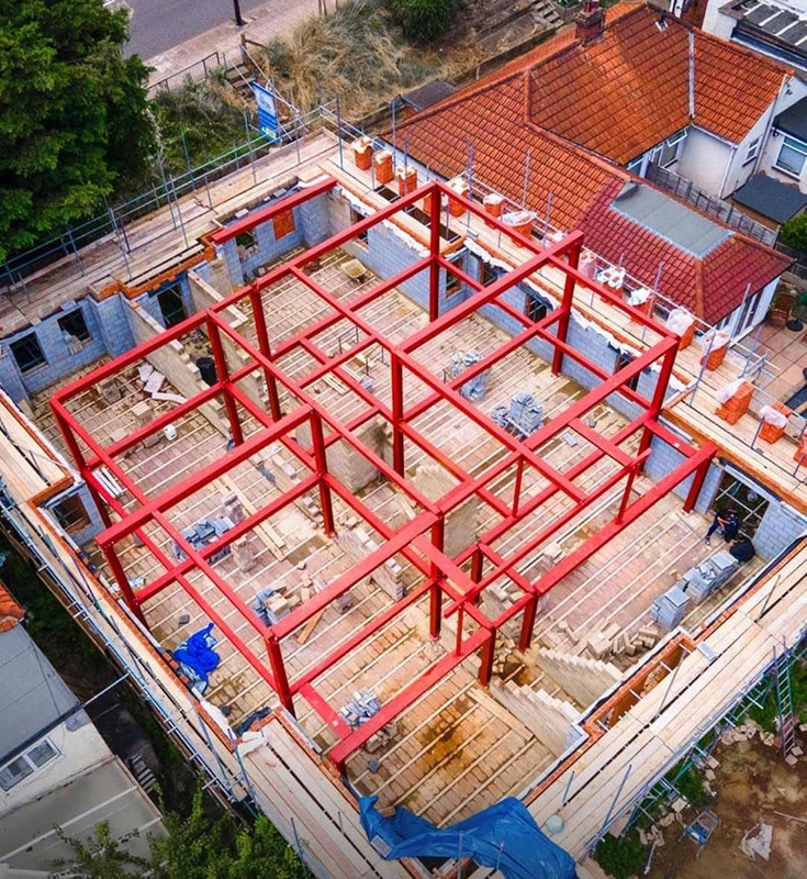 2025 8-flat Development Where Steel Is the Backbone of Innovation the Upper Floors Enhancing Structural Integrity