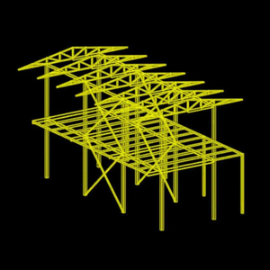 2025 Designing Industrial Structure Lateral Resistance System Bracing System Intermediate Steel Frame Slab System Metal Deck