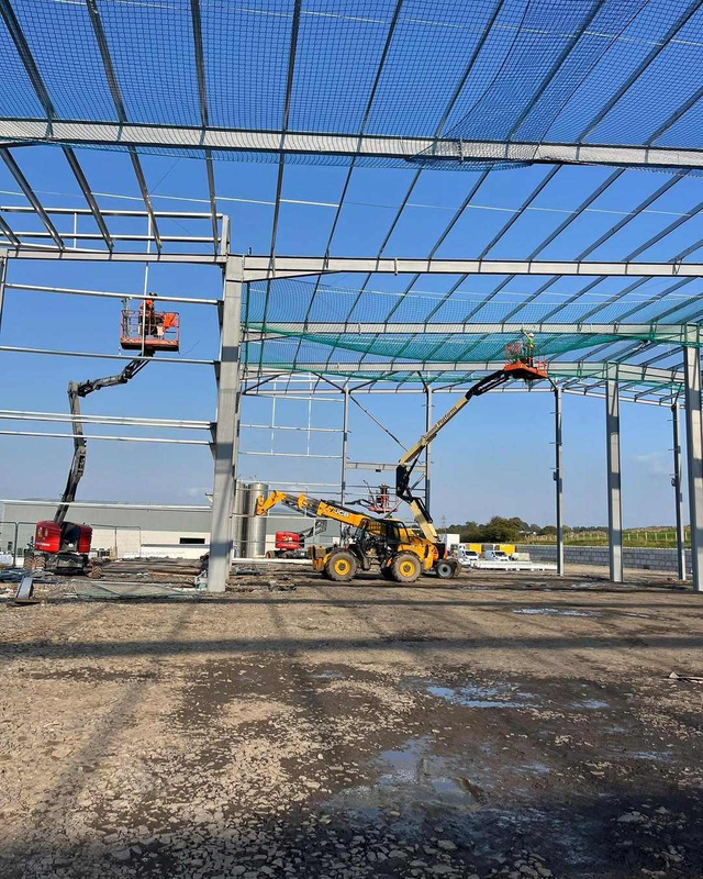 2025 the Double Span Portal Frame Is Now Complete, Excellent Work From the Team on Site to Get This Windy Whatmore Project