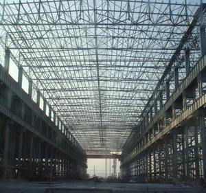 cheap metallic construction design prefab steel structure warehouse /mall /supermarket/ shed /school / building / factory price