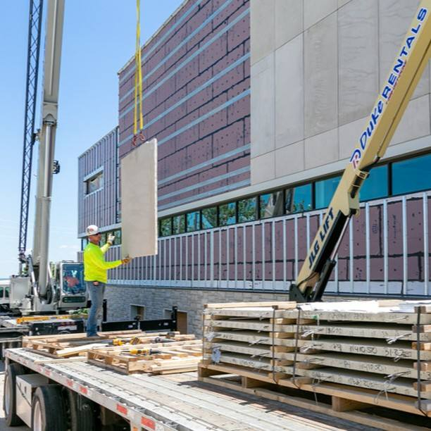2025 the Project Consists of 174 Arcis Panels Totaling Roughly 4,800 Sq. Ft. Work on the Track System to Support the Panels