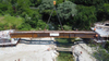 2025 Demolition Reconstruction Bridge Over Sonna Torrent Ponte Delle Corde Launching Single Span Metal Structure Steel Beams